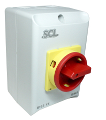 SCL 3 Pole IP65 Plastic Enclosed Isolators type IS