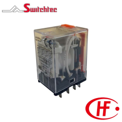 HF18FHA Series - 2, 3 & 4 Pole Changeover Relay VAC 6-7 Amp