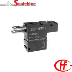 HFE12 Series - 1 Pole Normally Open|Normally Closed Relay 2.4W, 4.8W 120 Amp