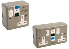 Metal Clad Switched Sockets
