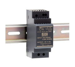 Meanwell Compact DIN Mount Power Supplies HDR Series