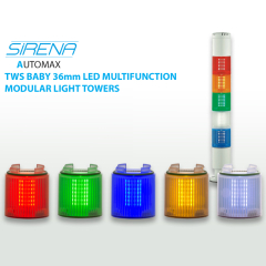 Sirena Baby TWS 36mm Modular Light Towers 24VAC|DC