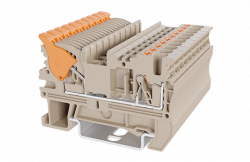 DPH Single Lever / Push In  and Dual Lever Spring Clamp DIN Rail Terminals