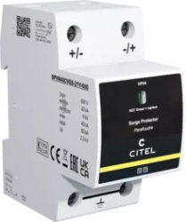 Citel DPVN Series Type 1+2+3 or 2+3 Surge Protector for PV/DC Applications