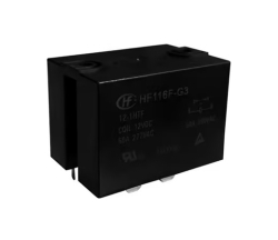 HF116FG-1/2/3 Series - 1 & 2 Pole Normally Open Relay 55 Amp