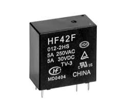 HF42F Series - 5 Amp 2 Pole Normally Open Relay