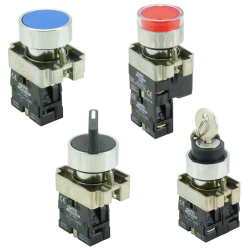 i Series - Pushbuttons, Key Switches, Selector Switches & Pilot Lamps
