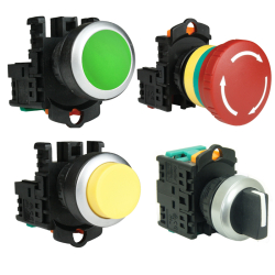 Tend PB22 Series - Pushbuttons, Key Switches, Selector Switches & Pushbutton Stations