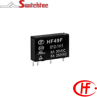 HF49FA Series - AC Version 1 Pole Normally Open 5 Amp - 1 Form A